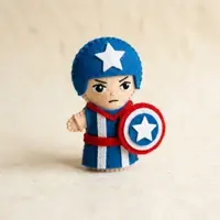 Captain Toe-merica parody puppet