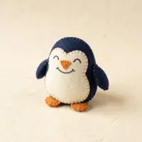 Chonky Penguin toe puppet