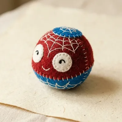 Spider-Toe toe puppet front view