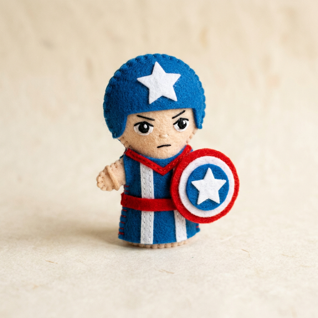 Captain Toe-merica parody puppet