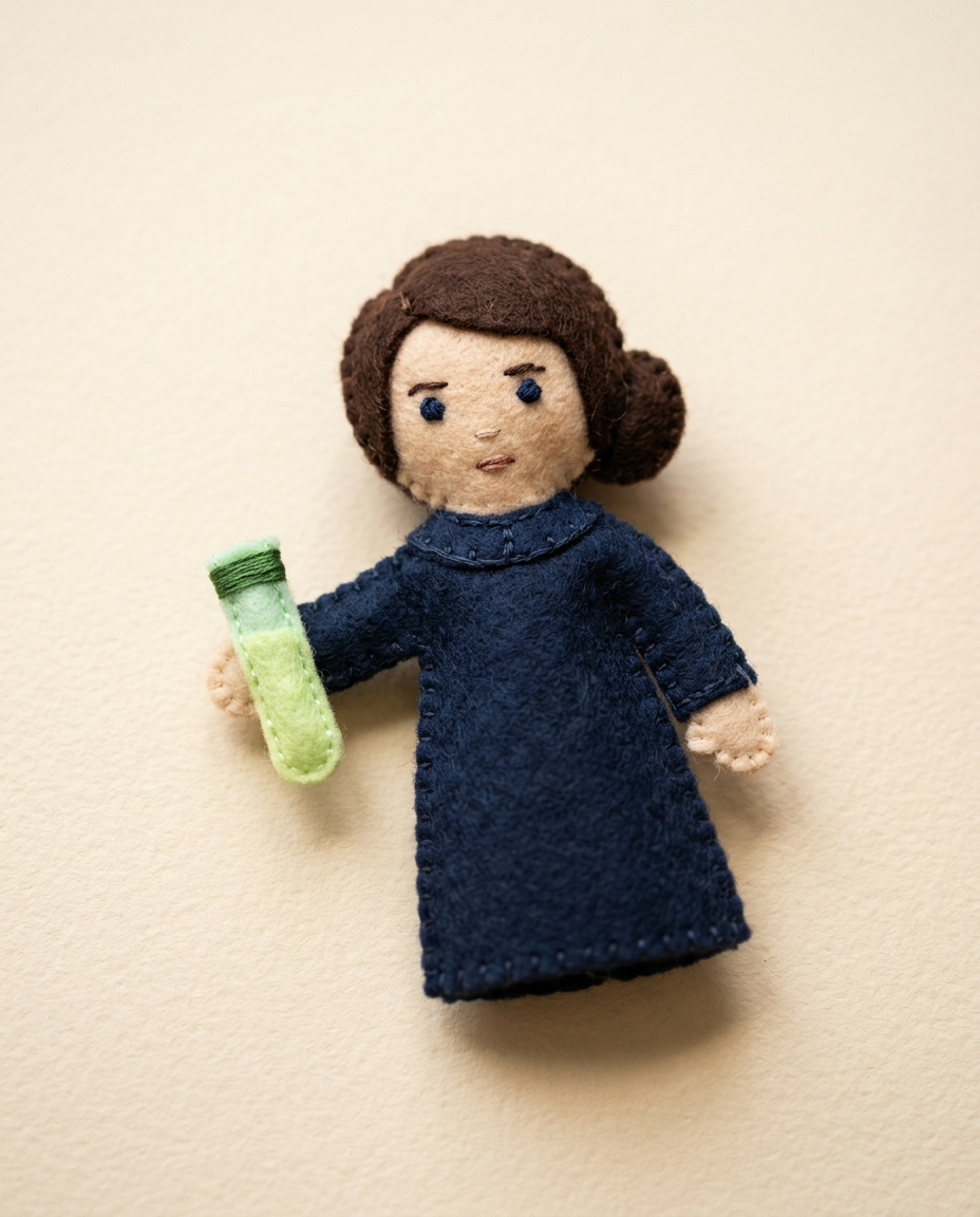 Marie Toe-rie science puppet